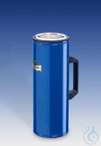 Cilindrisch dewarvat met handvat type G 0C Inhoud 200 ml,  inwendige diameter 40 mm,  uitwendige...
