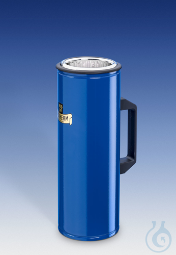 Zylindrisches Dewargefaess mit Griff Typ G 10C