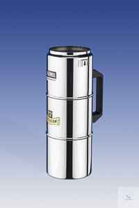 Dewarvat uit roestvrij staal met handvat type GSS 6000 Inhoud 6000 ml,  inwendige diameter 185...