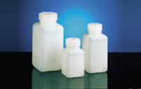 3Artículos como: Wide neck bottle, HDPE natural, 250 ml, rectangular, w/o closure Wide neck...