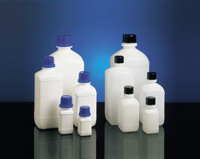 10samankaltaiset artikkelit Narrow neck bottle HDPE white 2500 ml square w/o closure cap size o.d. Ø 45...