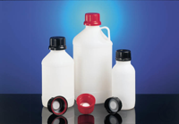 4samankaltaiset artikkelit UN narrow neck bottle HDPE black 2500 ml square w/o closure cap size o.d. Ø...