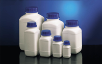 9samankaltaiset artikkelit Wide neck bottle HDPE white 100 ml square w/o closure cap size o.d. Ø 32 Wide...
