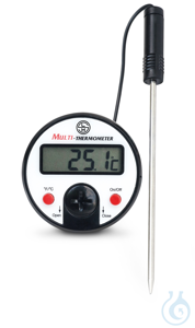 Digital-Thermometer Typ 13010 Digital Thermometer Typ 13010, Gehäuse Ø 54 mm...