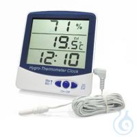 Hygro-Thermometer Type 15020 Hygro-thermometer klok type 15020, met min/max...