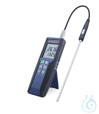 Digitall thermometer type 13760 with data logger for RT, with PT100 probe...