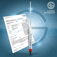 27Artikel ähnlich wie: Aräometer, 0.600-0.700:0.001 g/cm³, DAkkS kalibriert Dichte-Aräometer,...