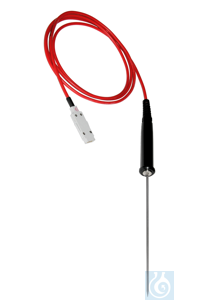 Insertion Temperature probe Pt100 Ø4x150 mm with handle, Class A, PHYSICS 0,01°C PT100 RESISTANCE...