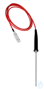 Temperature probe Pt100 Ø 3 x 250 mm with handle, Class A, PHYSICS 0,01 °C PT100 RESISTANCE...