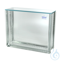 Standard-Trennkammer mit Glasdeckscheibe,  für TLC-Platten 200 x 200 mm