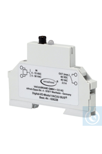 Digital I/O interface module VACUU·BUS,
with 2 m VACUU·BUS cable Digital I/O...