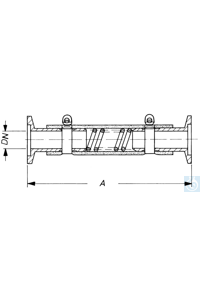 PVC tubing with spiral, KF DN 16/500 mm PVC tubing with spiral, KF DN 16/500...