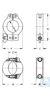 Spannring für KF DN 20/25 Aluminium   Spannringe für Kleinflansch  Typ...