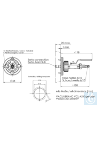 VACUU·LAN® shut off module VCL K A5 with connecting part A5, M35 x 1,5...