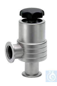 Bellow sealed angle valve VE, stainless steel, KF DN 25