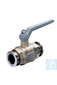 Ball valve VK 25, brass, small flange, KF DN 25 Ball valve VK 25 --- ---...