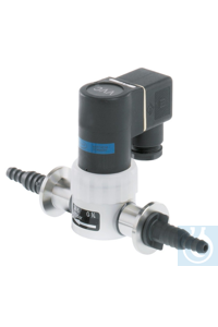 In-line isolation valve VV 6C EM 24 V PVDF/fluoroplastics, automatic...