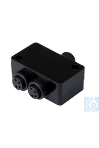 Y-Adapter VACUU·BUS 1 x Stecker, 2 x Buchse, mit Verlängerungskabel VACUU·BUS, 2