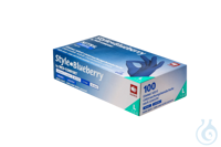 neoLab® disposable nitrile gloves blueberry, size XS, 100 pcs/box