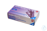 neoLab® disposable nitrile gloves raspberry, size XS, 100 pcs/box