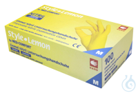 neoChoice Nitril Einmalhandschuhe Zitrone (Lemon), Gr. XL, 100 Stück/Box Warum nicht einmal...