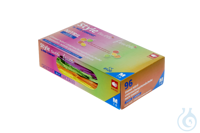 neoChoice Nitril Einmalhandschuhe Tuttifrutti, Gr. L, 96 Stück/Box Warum nicht Farbe in den...
