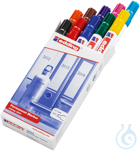 neoLab&reg; 3000 Permanentmarker, 10er Set, Str...