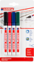neoChoice 400 Permanentmarker, 4er Set, Strichbreite 1mm Die edding Permanentmarker mit...