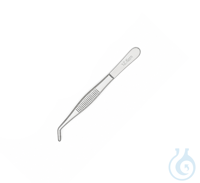 neoChoice Pinzette, Edelstahl 1.4301, gebogen, stumpf, Länge 12,5 cm Die neoChoice Pinzette aus...