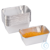 neoChoice Aluschalen rechteckig, LxHxB 100x64x38 mm, 100 St./Pack Rechteckige Aluminiumschalen...