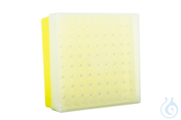 neoLabLine neoBox 81 plus, Kryobox, 133x133x53 mm (L x B x H), Unterteil gelb, D