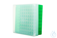 neoLabLine neoBox 81 plus, Kryobox, 133x133x53 mm (L x B x H), Unterteil grün, D