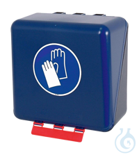 neoLab® Storage box for gloves, blue, midi