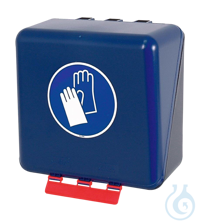 neoLab® Storage box f. Gloves, blue, midi