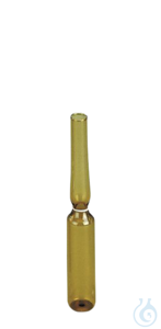 Spießampullen aus Fiolax Braunglas, 1 ml, 60x10,75mm, 646 St./Pack Form B, Ausführung nach DIN...
