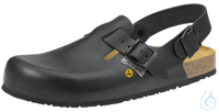 Abeba beschermings- en werkschoenen maat 45 kurken voetbed zwart nr. 4-1619...
