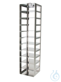 Cryomaster® Truhengestell mit Klappgriff und Sicherungsstab für 14 Boxen bis 136