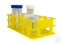 neoLabLine Multifunktionsrack für Röhrchen mit Durchmesser 30 mm, 18 Plätze, gel