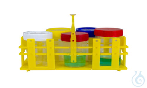 neoLabLine Multifunktionsrack in Korbform, gelb