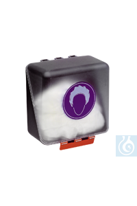 neoLab® Storage box for hair protection caps, blue, midi
