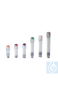 neoLab® Kryoröhrchen 1,2 ml, steril, Außengewinde, Standring,100 Stck./Pack Kryoröhrchen (PP) mit...