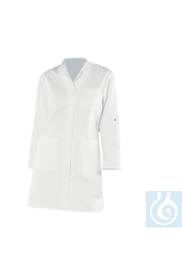 neoLab® laboratoriumjas voor heren, 3/4 lengte, gemengde stof, maat 54 Witte laboratoriumjas met...