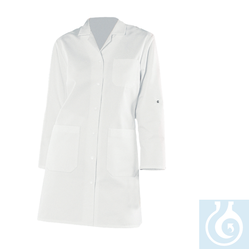 neoLab&reg; lab coat for men, 3/4 length, blend...