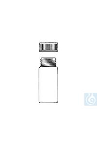 neoLab&reg; Scintillatieflacon van glas, 20 ml, 58 x 27 mm Schroefdopkurk De...