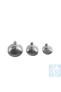 neoLab® aluminium schaaltjes met handvat maat IV, 35 ml, 13 mm Ø x 3,5 mm h, 100 st./verpakking...