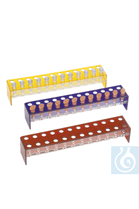 neoLab® Acrylic Racks 2 x12 hole, orange for Eppendorf Reaction Tubes