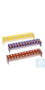 neoLabLine Acryl-Gestelle 2 x12 Loch, orange für Eppendorf-Reaktionsgefäße Orange Gestelle für...