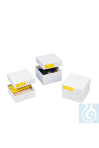 neoLabLine Kryobox, smart, beschichtet aus Karton, weiß, 136x136x100mm Die neoLab Kryobox ist aus...