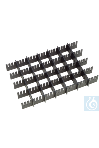 neoLab® Grid insert for 54 x 100 ml bottles, for 2-1144ff.