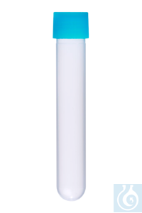 neoLab® Zentrifugenröhrchen (PP) 13 ml, 16x100 mm, Kappe blau, 250 St./Pack Reagenz- und...